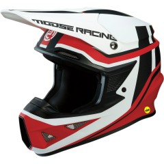 MOOSE RACING ČELADA F.I. SESSION MIPS RED/WHITE